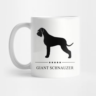 Giant Schnauzer Black Silhouette Mug